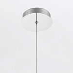 Подвесной светильник хромированного цвета с прозрачным цилиндрическим стеклянным плафоном Eurofase варинант исполнения - 7 | Loft Concept в Грозном