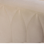 Кресло велюровое бежевое Cubic Silhouette варинант исполнения - 5 | Loft Concept в Грозном