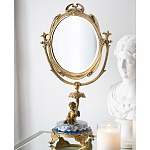 Настольное зеркало в бронзовой рамке Eden Garden варинант исполнения - 4 | Loft Concept в Грозном