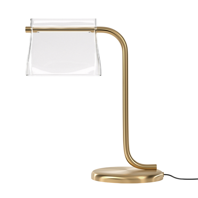 Настольный светильник Cabaret 3000К 8Вт Латунь Прозрачный в Грозном | Loft Concept 