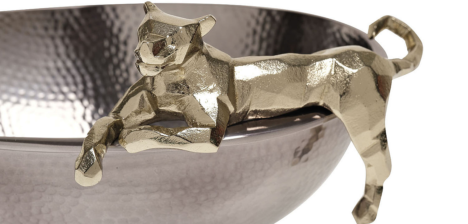 Блюдо Gold Jaguar Блюдо Gold Jaguar - Loft-Concept в Грозном