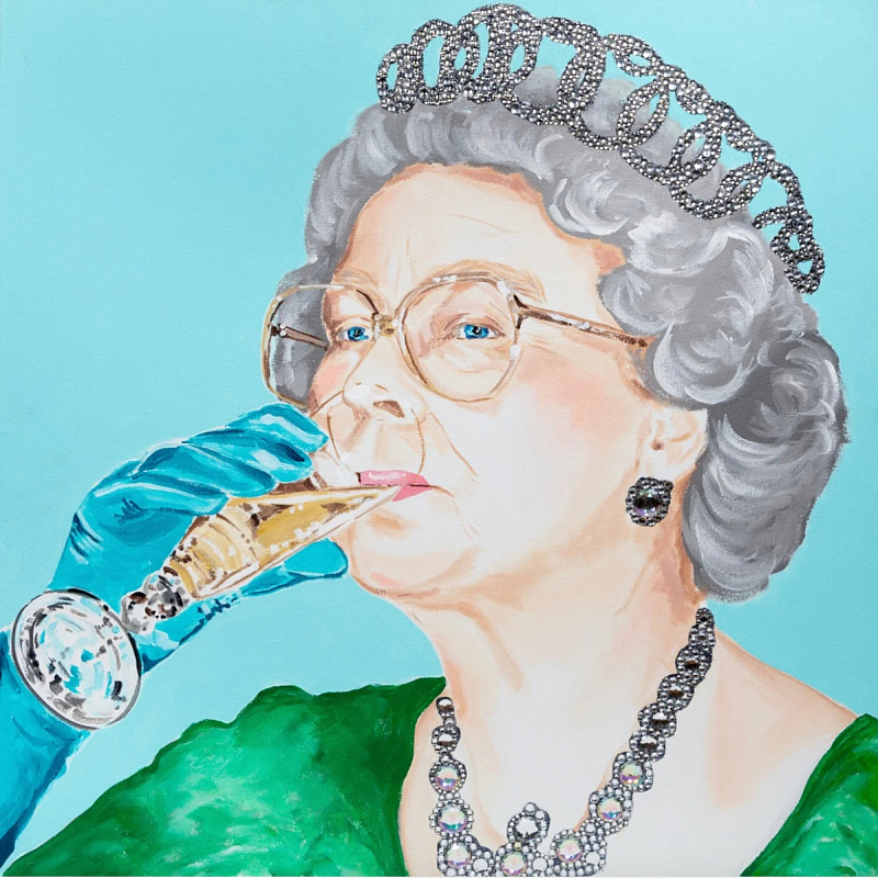 Картина The Queen Getting a Lil Jingled Мульти Картина The Queen Getting a Lil Jingled Мульти в Грозном | Loft Concept