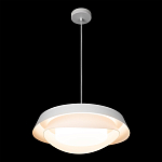 Подвесной светильник круглый белого цвета из металла Vita Cuna варинант исполнения - 6 | Loft Concept в Грозном