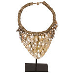 Этническое ожерелье с перламутровыми ракушками Mother of Pearl Shell Necklace варинант исполнения - 1 | Loft Concept в Грозном