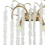 Бра с хрустальными подвесками Bunch of Crystal Berries Gold Wall Lamp варинант исполнения - 2 | Loft Concept в Грозном