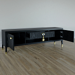 TV-тумба Дизайнерская Elsa Dreams Black варинант исполнения - 3 | Loft Concept в Грозном