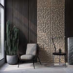 Гипсовая 3D панель с принтографией PM-45 варинант исполнения - 1 | Loft Concept в Грозном