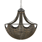 Люстра в форме колокола с декором из тонких железных нитей Jagged Pattern варинант исполнения - 4 | Loft Concept в Грозном