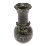 Ваза декоративная для цветов из камня змеевик Vase Serpentine варинант исполнения - 2 | Loft Concept в Грозном