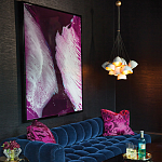 Люстра с 15-ю белыми  плафонами с золотой внутренней поверхностью Hinkley варинант исполнения - 3 | Loft Concept в Грозном