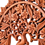 Панно из дерева круглое Sakura Panel With Trees варинант исполнения - 2 | Loft Concept в Грозном