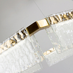 Светодиодная люстра с рельефным стеклом ICE GLASS 70 варинант исполнения - 4 | Loft Concept в Грозном