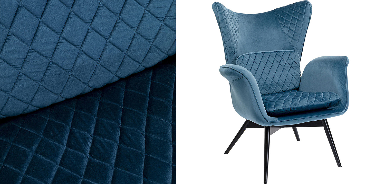 Кресло Blue Velvet Throne Кресло Blue Velvet Throne - Loft-Concept в Грозном
