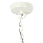 Люстра декорированная белыми деревянными бусинами White Wooden Beads Chandelier варинант исполнения - 3 | Loft Concept в Грозном