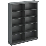 Двойной стеллаж серый Percent Rack Grey варинант исполнения - 1 | Loft Concept в Грозном