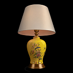 Настольная лампа желтая с изображением птиц Slip Away варинант исполнения - 4 | Loft Concept в Грозном