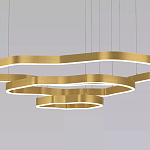 Люстра подвесная с 3-мя ассиметричными светодиодными лампами Golden Current варинант исполнения - 3 | Loft Concept в Грозном