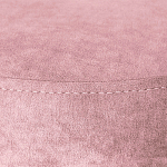 Банкетка круглая пыльно-розовый велюр на 4-х металлических ножках золотого цвета SANJAY варинант исполнения - 4 | Loft Concept в Грозном