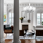 Подвесной светильник с белым фигурным абажуром и мягкими волнистыми краями Cloud Motion  варинант исполнения - 19 | Loft Concept в Грозном