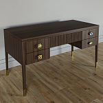 Письменный стол с 4-мя ящиками Elsa Dreams Walnut варинант исполнения - 1 | Loft Concept в Грозном