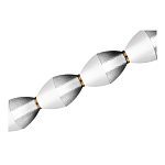 Подвесной светильник линейный в сочетании двух разных фактур стекла Enchanting варинант исполнения - 4 | Loft Concept в Грозном