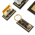 Настольный письменный набор из яшмы и долерита в подарочной упаковке Manager Organizer варинант исполнения - 7 | Loft Concept в Грозном