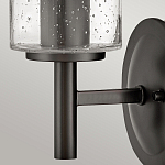 Бра с плафоном в форме цилиндра из прозрачного стекла с пузырьками Hinkley варинант исполнения - 9 | Loft Concept в Грозном