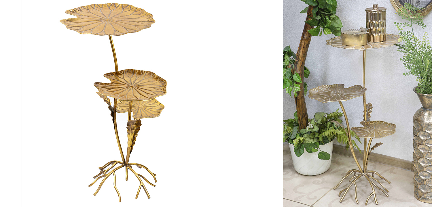 Приставной стол Lily Leaves Side Table Приставной стол Lily Leaves Side Table - Loft-Concept в Грозном