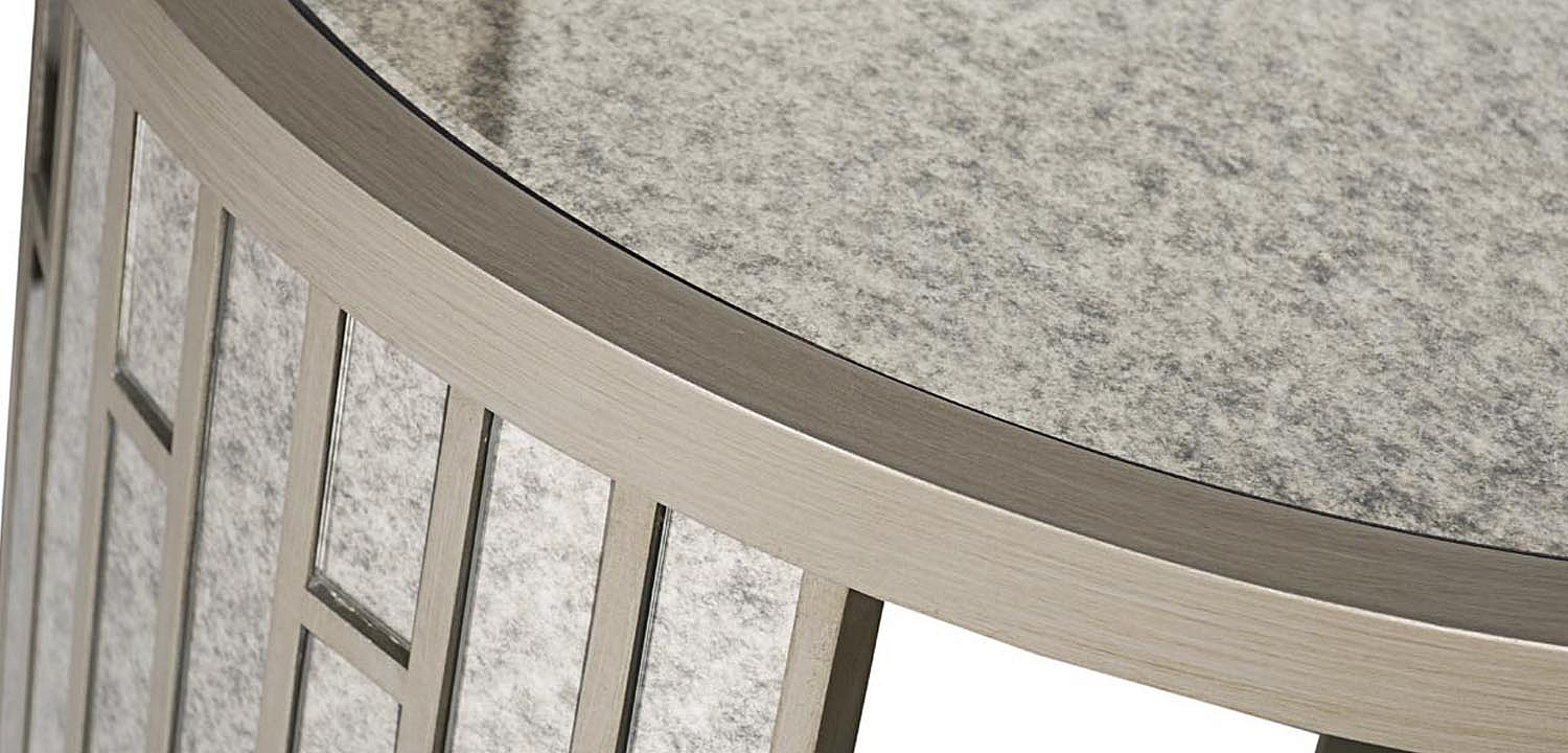 Тумба круглая Mirror Blocks Nightstand Тумба круглая Mirror Blocks Nightstand - Loft-Concept в Грозном