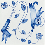 Плитка с узором Пистолеты варинант исполнения - 1 | Loft Concept в Грозном