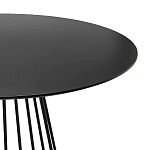 Круглый обеденный стол с основанием в виде конуса Dining table in Loft Style варинант исполнения - 2 | Loft Concept в Грозном