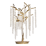 Лампа настольная со стеклянными подвесами цвет золото FAIRYTREE Light варинант исполнения - 1 | Loft Concept в Грозном