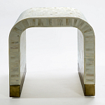 Приставной столик BONE INLAY SIDE TABLE-Cream варинант исполнения - 1 | Loft Concept в Грозном