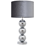 Настольная лампа с основанием в виде металлических сфер Balance Table Lamp Chrome варинант исполнения - 1 | Loft Concept в Грозном