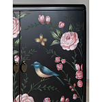 Комод деревянный Tits on flowers варинант исполнения - 7 | Loft Concept в Грозном