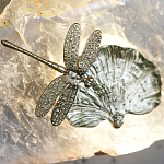 Бра Декоративный лист с стрекозой Glacial Fragment варинант исполнения - 1 | Loft Concept в Грозном