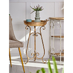 Столик приставной на фигурном подножии Magnificent Century варинант исполнения - 4 | Loft Concept в Грозном