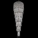 Люстра многоярусная каскадная с хрустальными подвесками Roul Crystal Light варинант исполнения - 2 | Loft Concept в Грозном