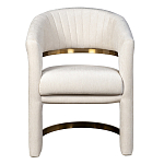 Полукресло Valbonne Chair cream velour варинант исполнения - 1 | Loft Concept в Грозном