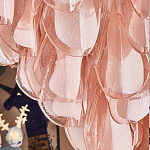 Люстра из стекляных розовых лепестков Petalled Illuminator варинант исполнения - 2 | Loft Concept в Грозном