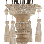 Люстра с состаренными резными элементами Big Graceful Profile варинант исполнения - 3 | Loft Concept в Грозном