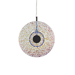 Подвесной светильник из фактурного двойного стекла Heterochromia варинант исполнения - 2 | Loft Concept в Грозном