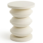 Фигурный приставной столик кремового цвета  AMORPHOUS варинант исполнения - 1 | Loft Concept в Грозном