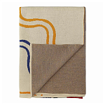 Плед хлопковый по мотивам эвенских орнаментов Ural and Siberian Patterns варинант исполнения - 3 | Loft Concept в Грозном