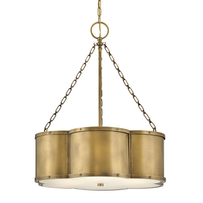 Люстра подвесная волнистой формы Hinkley Латунь Белый Черный в Грозном | Loft Concept 