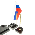 Настольный письменный набор из чёрного обсидиана с декором в виде льва Golden Lion варинант исполнения - 4 | Loft Concept в Грозном