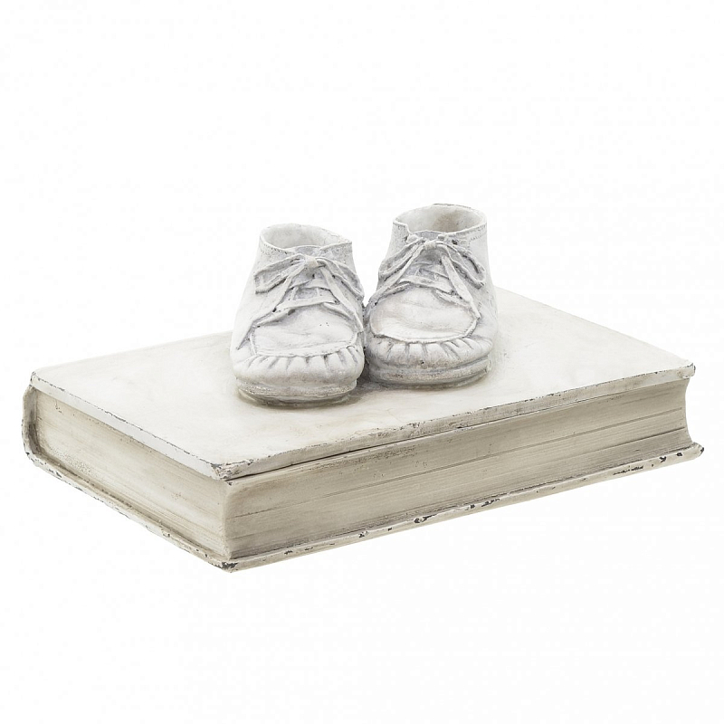 Шкатулка Baby shoes Молочный Шкатулка Baby shoes Молочный в Грозном | Loft Concept