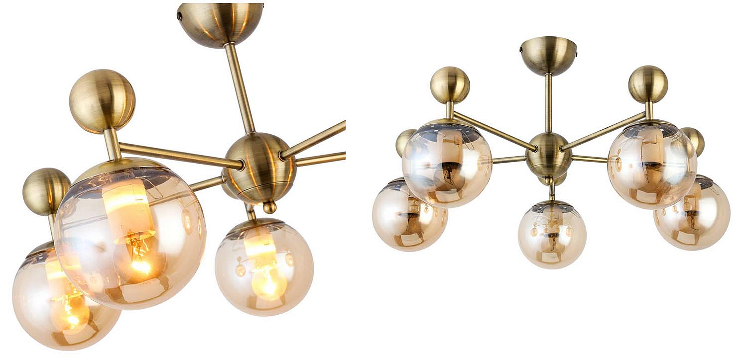 Потолочная люстра Demian Bronze Chandelier Потолочная люстра Demian Bronze Chandelier - Loft-Concept в Грозном