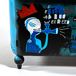 Кресло "Баския и Уорхол" Basquiat Warhol graffiti chair натуральная кожа варинант исполнения - 9 | Loft Concept в Грозном