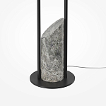 Напольный торшер светодионый черный Lumen Duo варинант исполнения - 4 | Loft Concept в Грозном